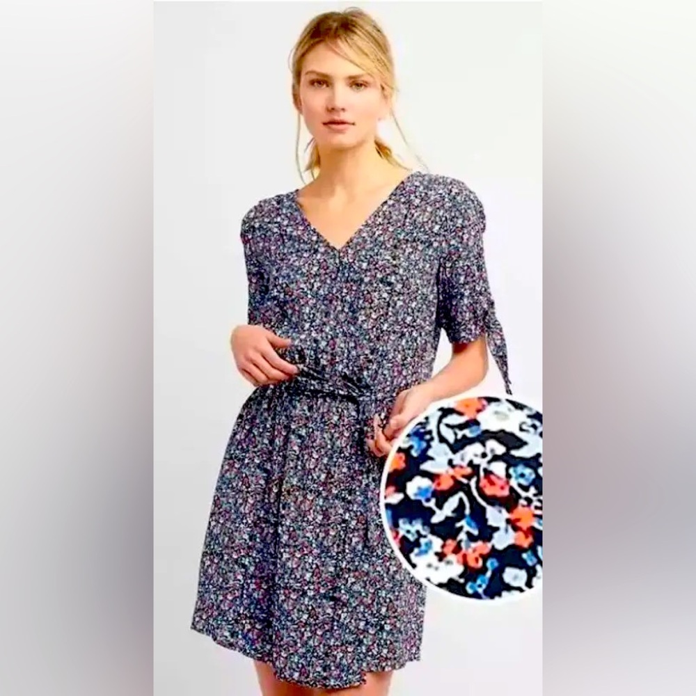 VINTAGE Gap Floral Mini Dress size S